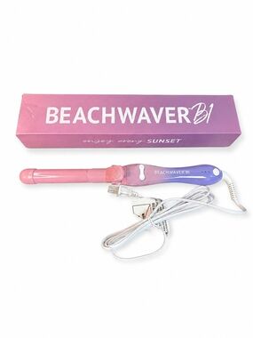 Beachwaver B1 Pink Sunset Curling Iron 1" New In Box